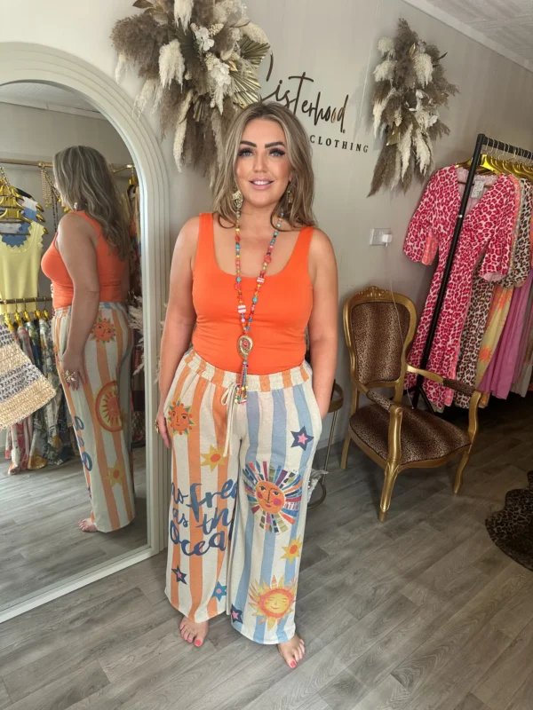 The “Isla” Shimmer Trousers
