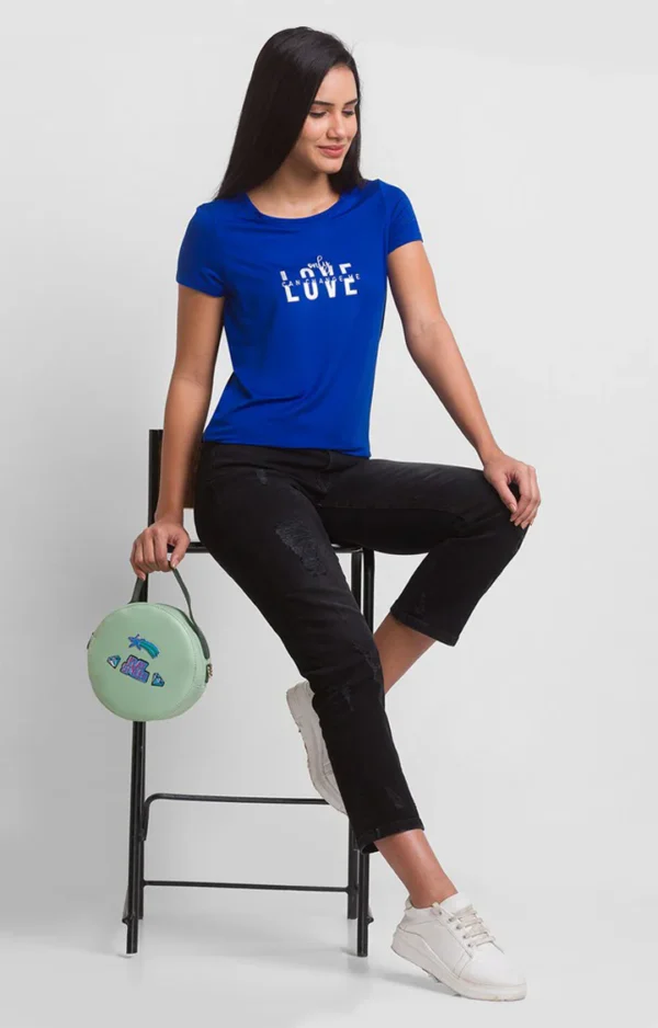 The “BLUE” T-Shirt - Black